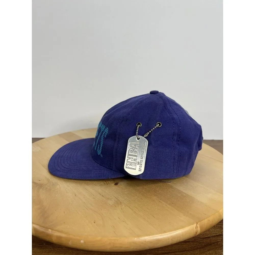 Vintage 90s NBA Charlotte‎ Hornets SnapBack Hat NWT